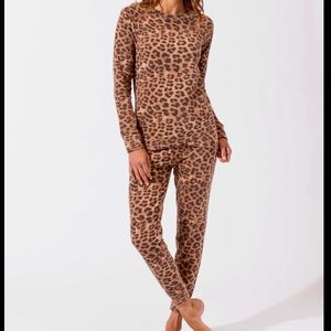 THREADS 4 THOUGHT || Leopard Print Jogger in Neutral Multi - SZ XS
